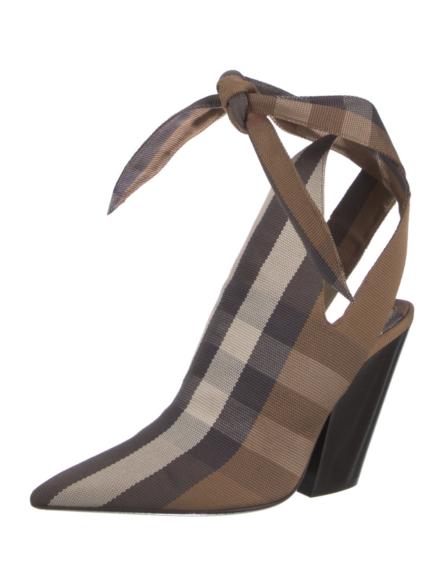 Burberry Super Nova Check Pattern Canvas Sock Boots