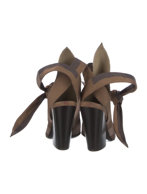 Burberry Super Nova Check Pattern Canvas Sock Boots