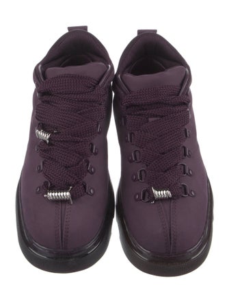 Burberry Nubuck Lace-Up Boots