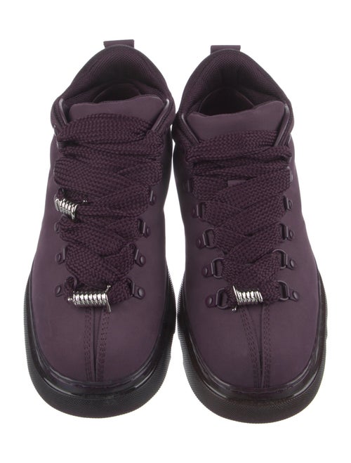 Burberry Nubuck Lace-Up Boots