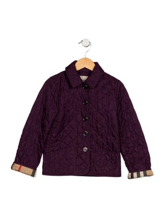 Burberry Girls' Quilted Casual Jacket
