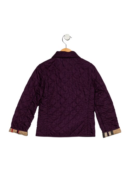 Burberry Girls' Quilted Casual Jacket