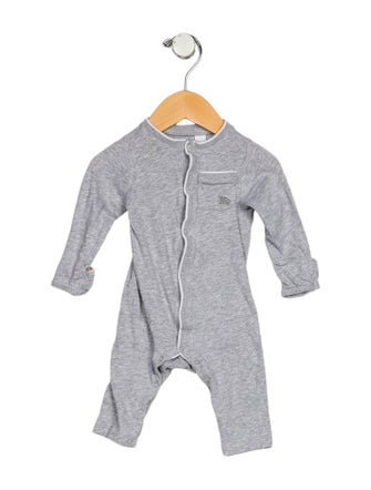 Burberry Infant Boys' Solid Long Sleeve Onesie