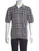Burberry House Check Pattern Wool Polo Shirt