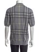Burberry House Check Pattern Wool Polo Shirt