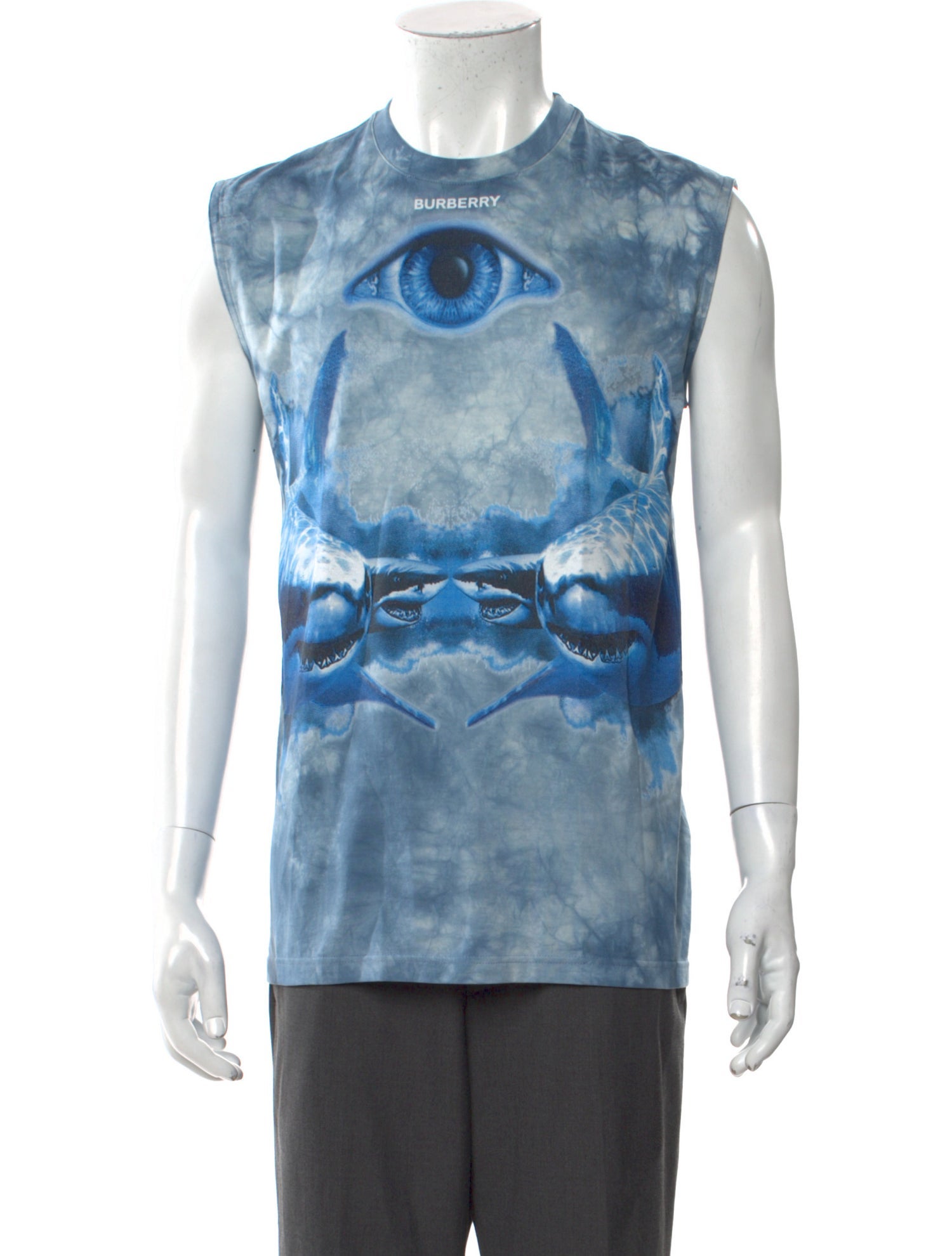 Burberry Printed Crew Neck T-Shirt w/ Tags