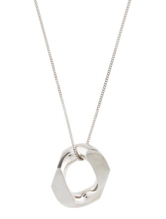 Burberry XXL Chain Link Pendant Necklace