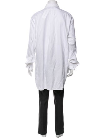 Burberry House Check Pattern Long Sleeve Dress Shirt