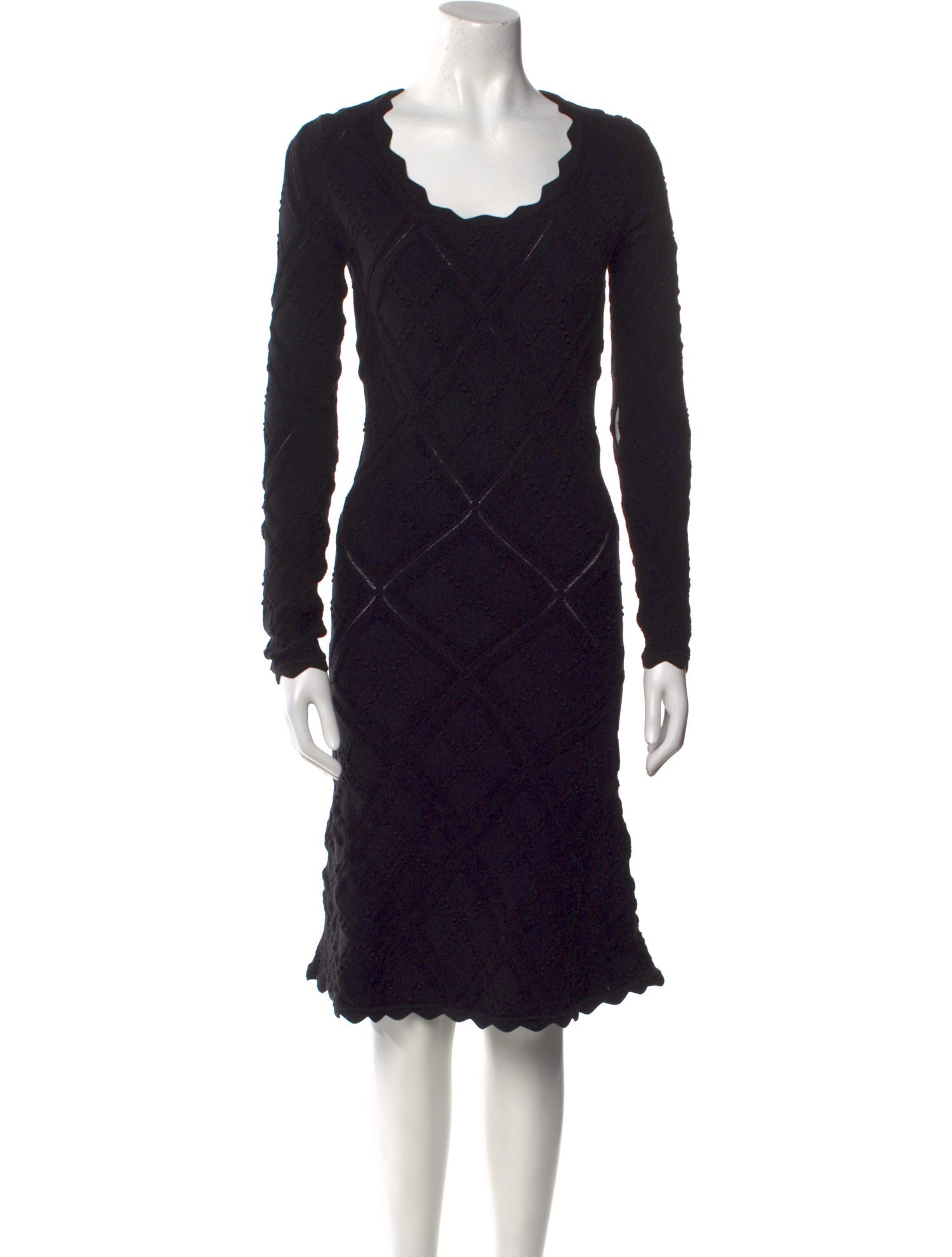 Burberry Wool Knee-Length Dress
