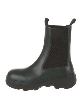 Burberry Leather Chelsea Boots
