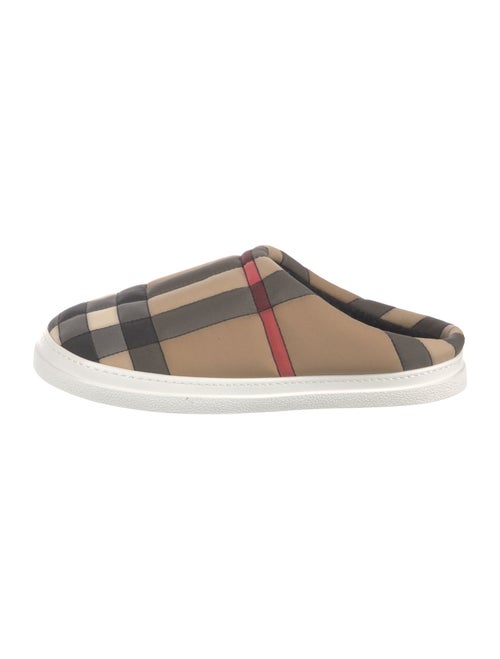 Burberry House Check Pattern Nylon Flats