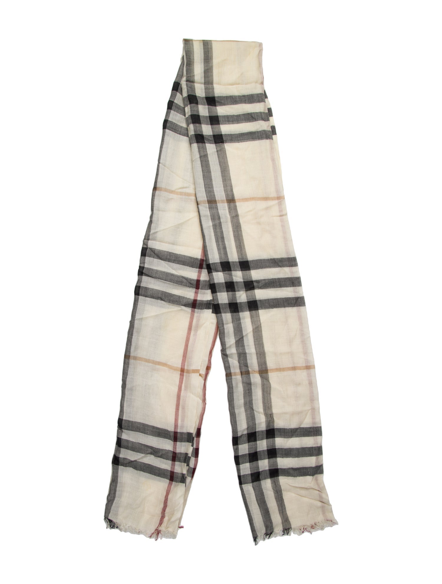 Burberry Silk Striped Scarf