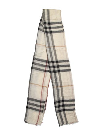 Burberry Silk Striped Scarf