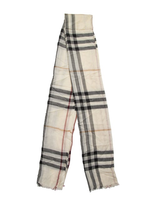 Burberry Silk Striped Scarf