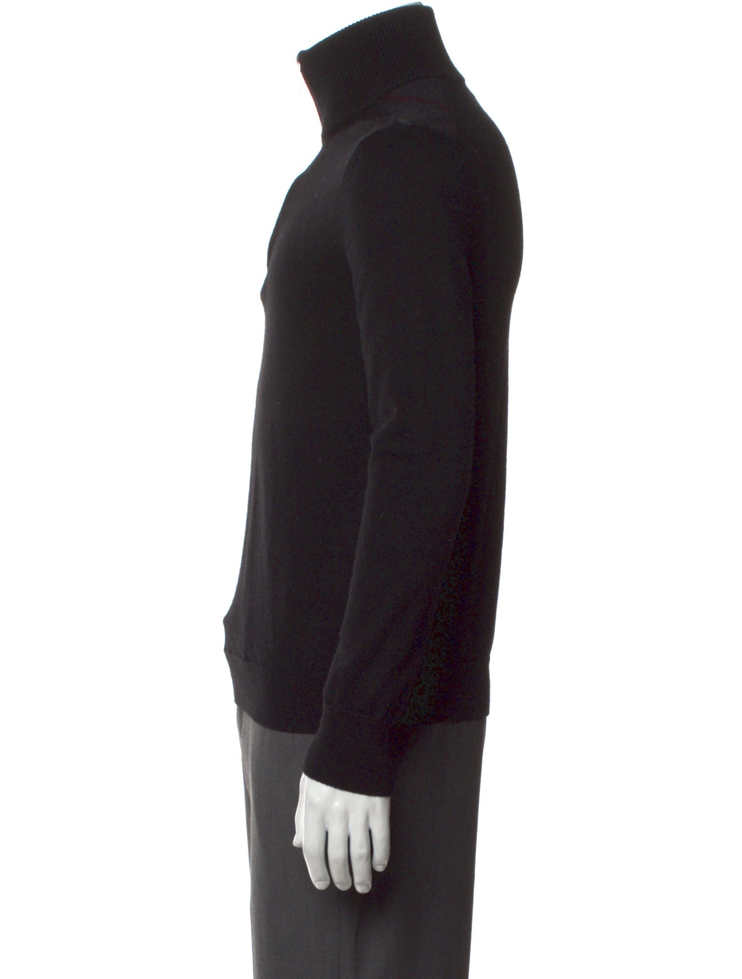 Burberry Merino Wool Mock Neck Pullover