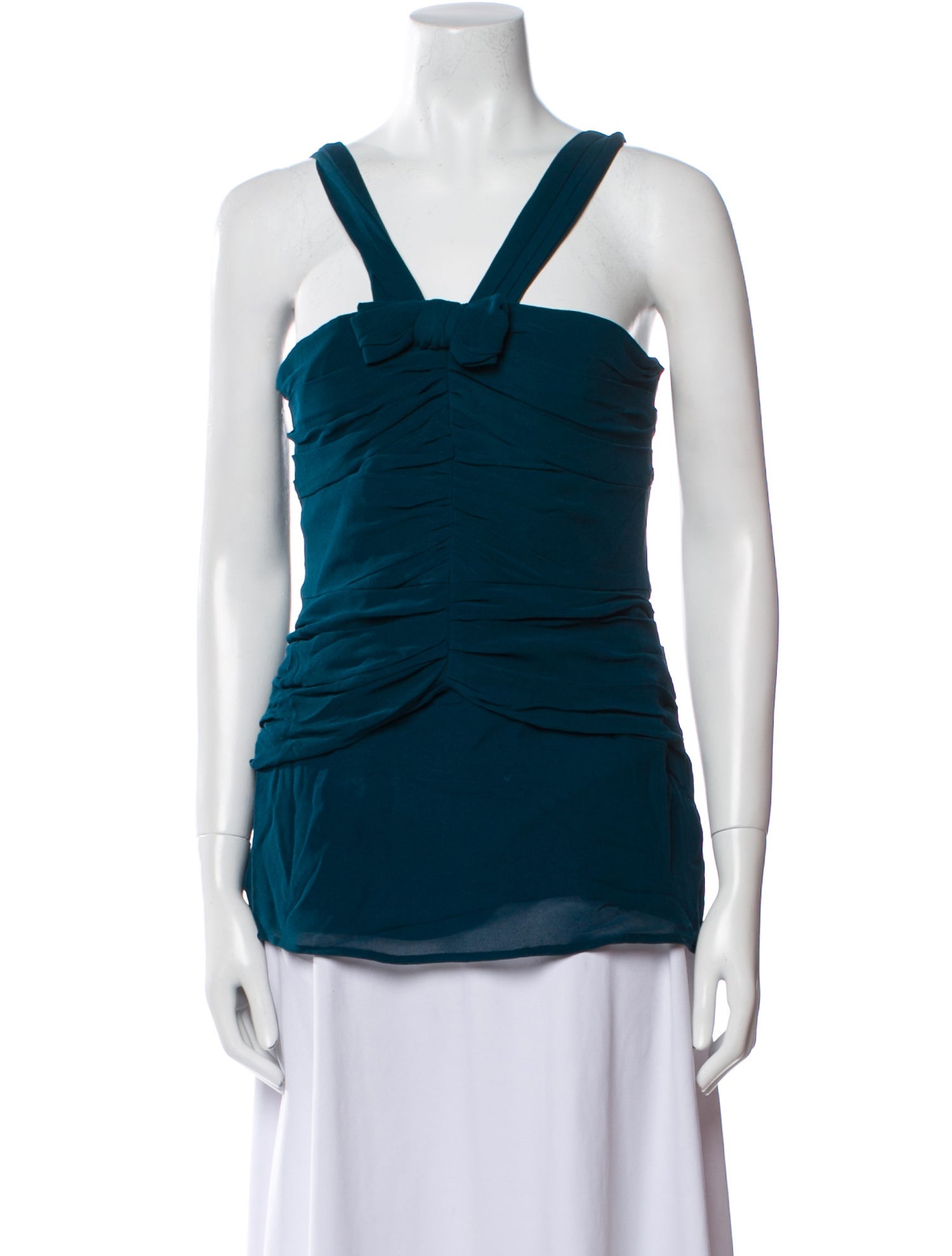 Burberry Silk V-Neck Top