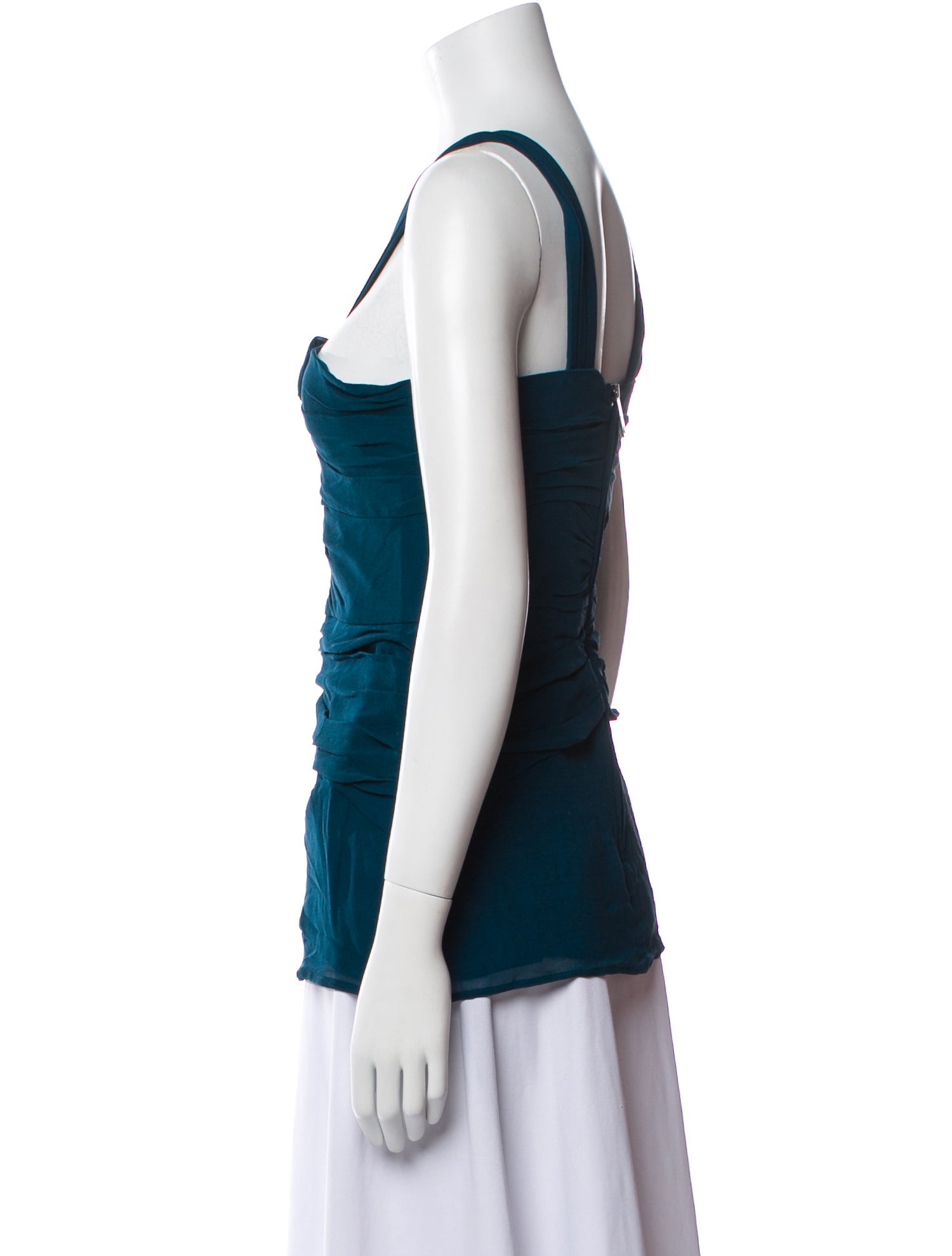 Burberry Silk V-Neck Top