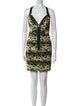 Burberry Prorsum Printed Mini Dress