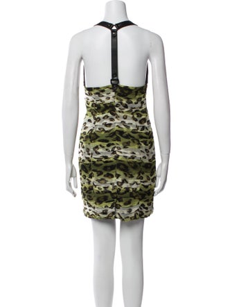 Burberry Prorsum Printed Mini Dress