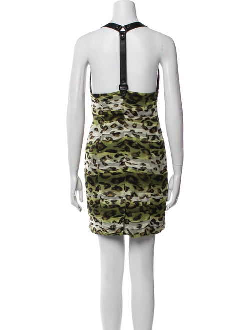 Burberry Prorsum Printed Mini Dress