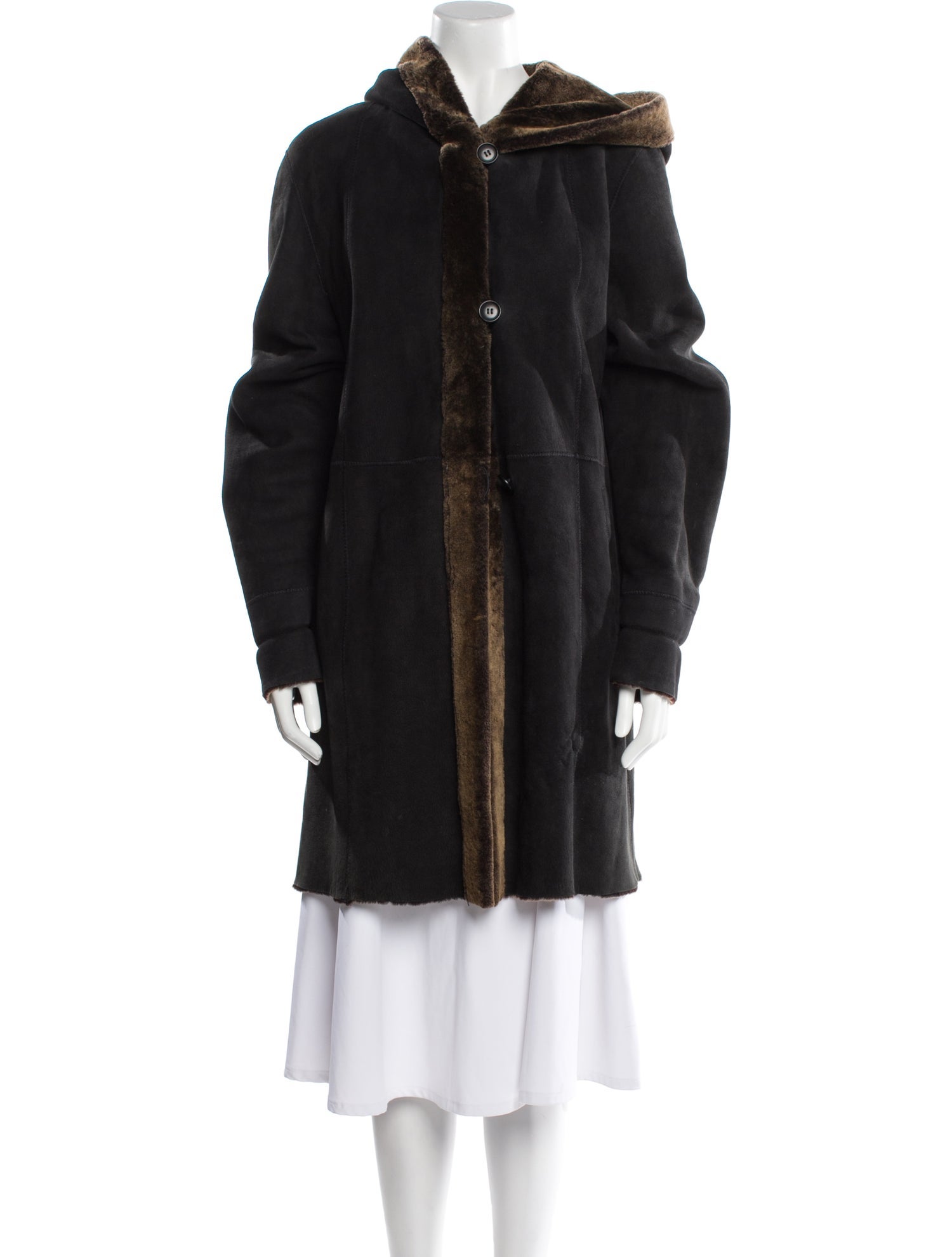 Burberry Shearling Fur Coat