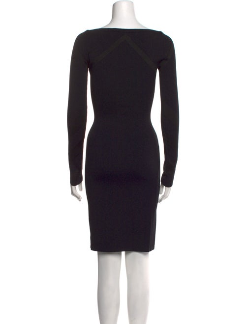 Burberry V-Neck Mini Dress