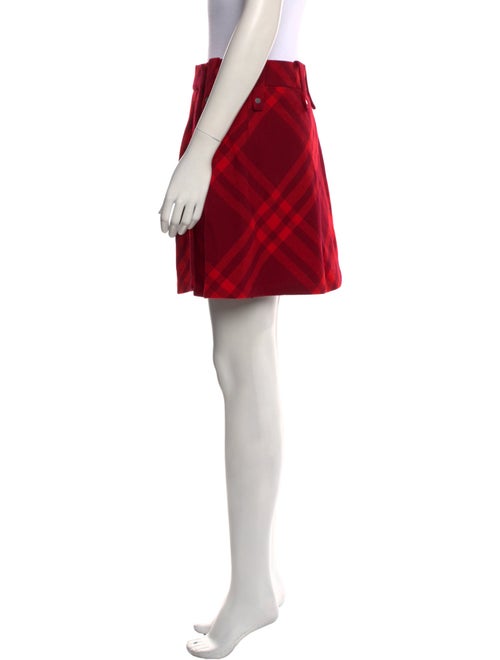 Burberry Wool Mini Skirt