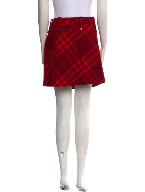 Burberry Wool Mini Skirt
