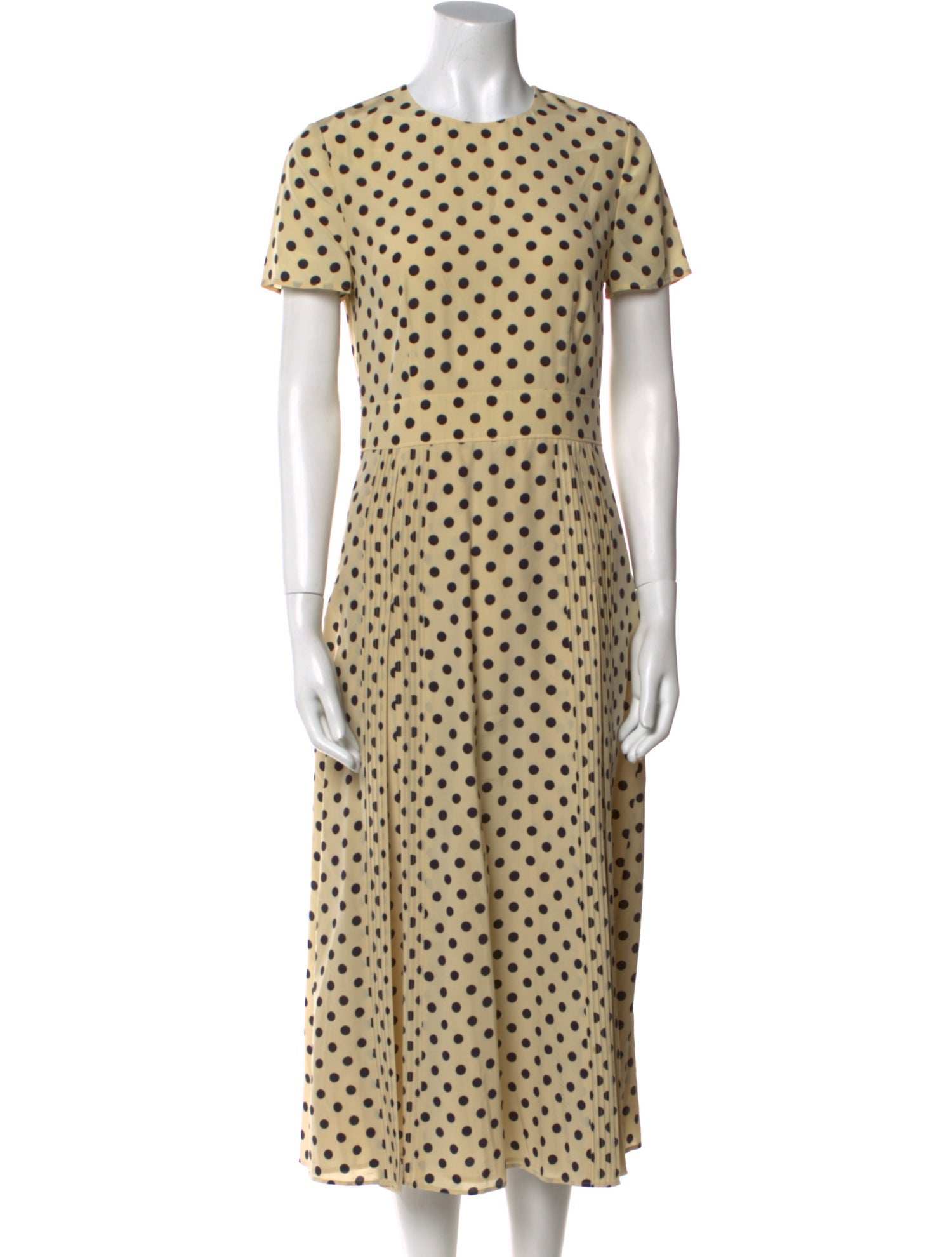 Burberry Silk Midi Length Dress