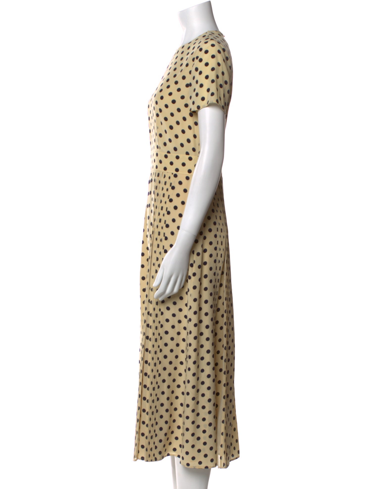 Burberry Silk Midi Length Dress
