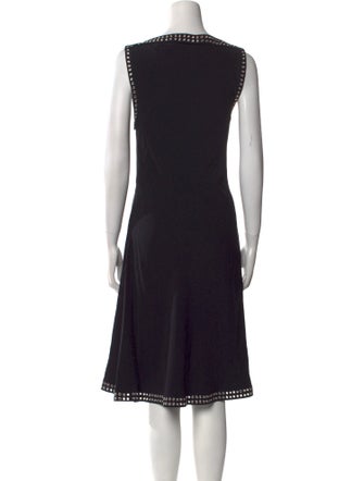 Burberry Cowl Neck Knee-Length Dress
