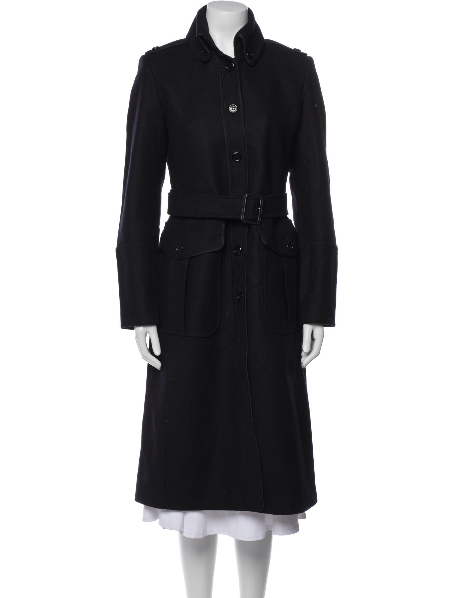 Burberry London Virgin Wool Trench Coat