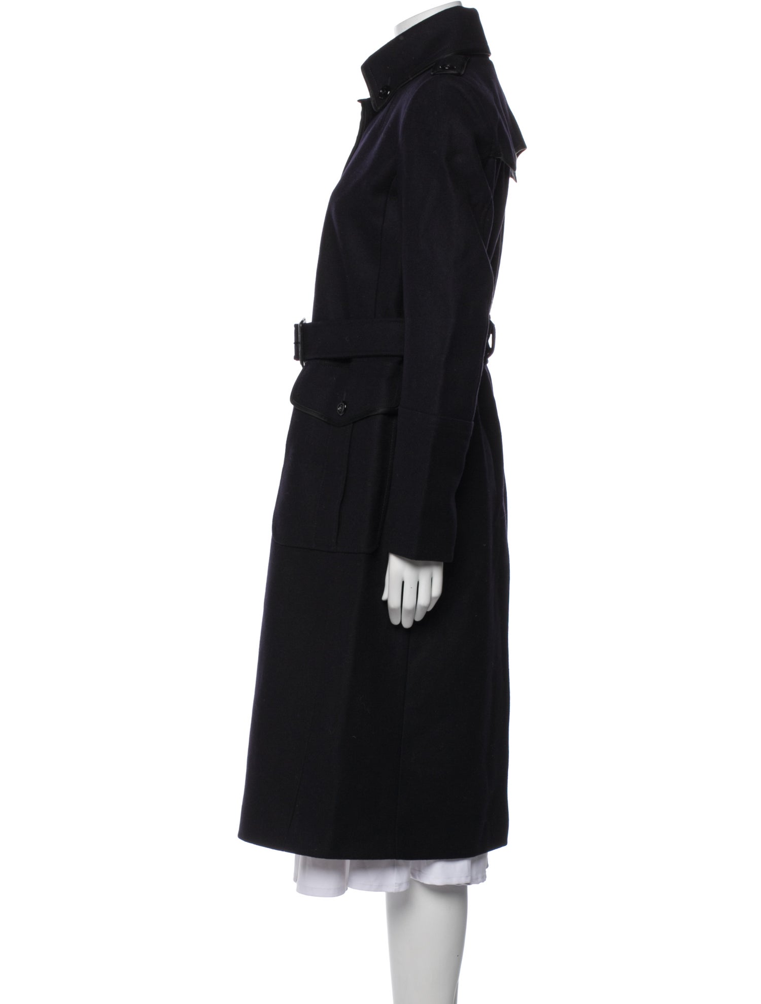 Burberry London Virgin Wool Trench Coat