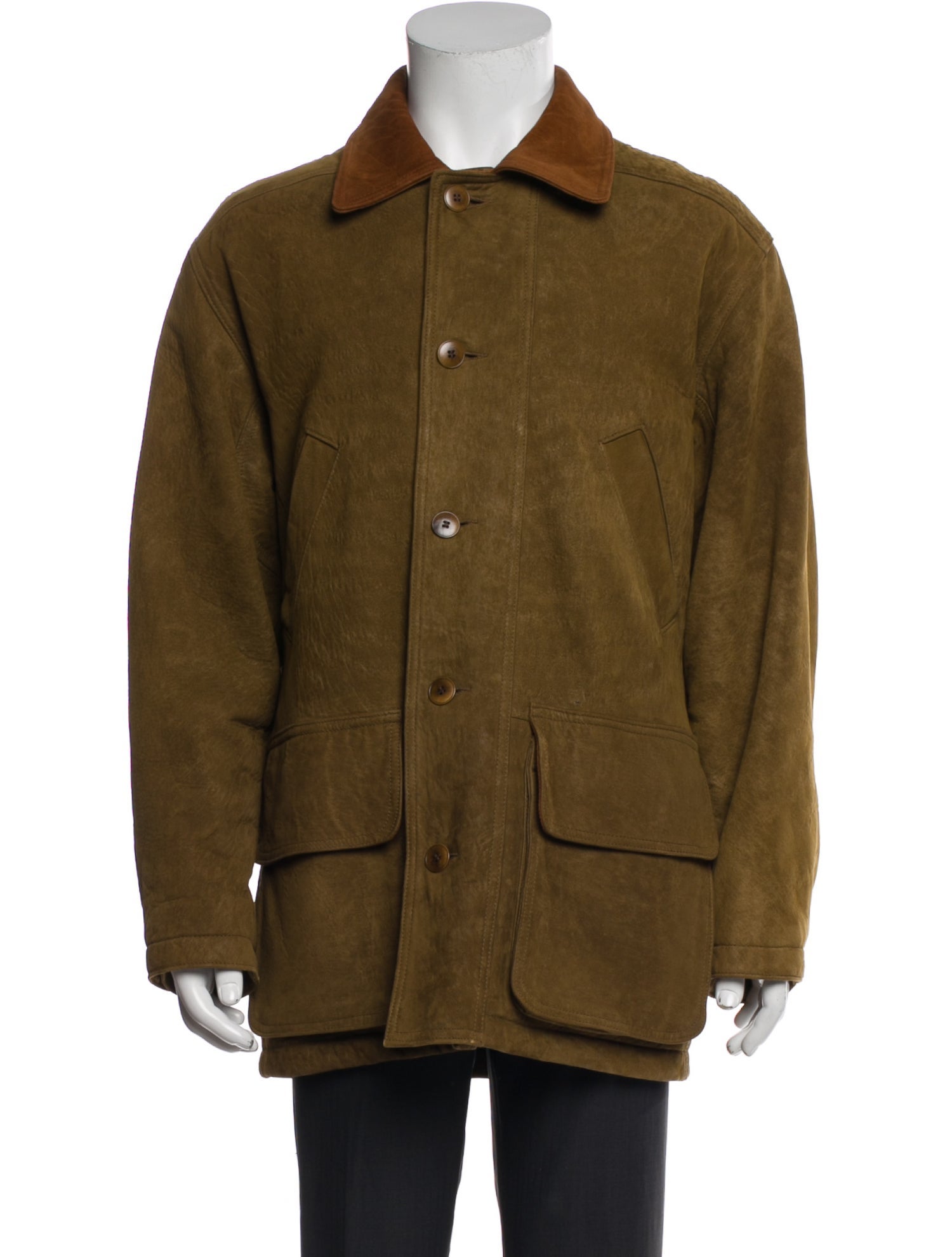 Burberry Leather Utility Jacket