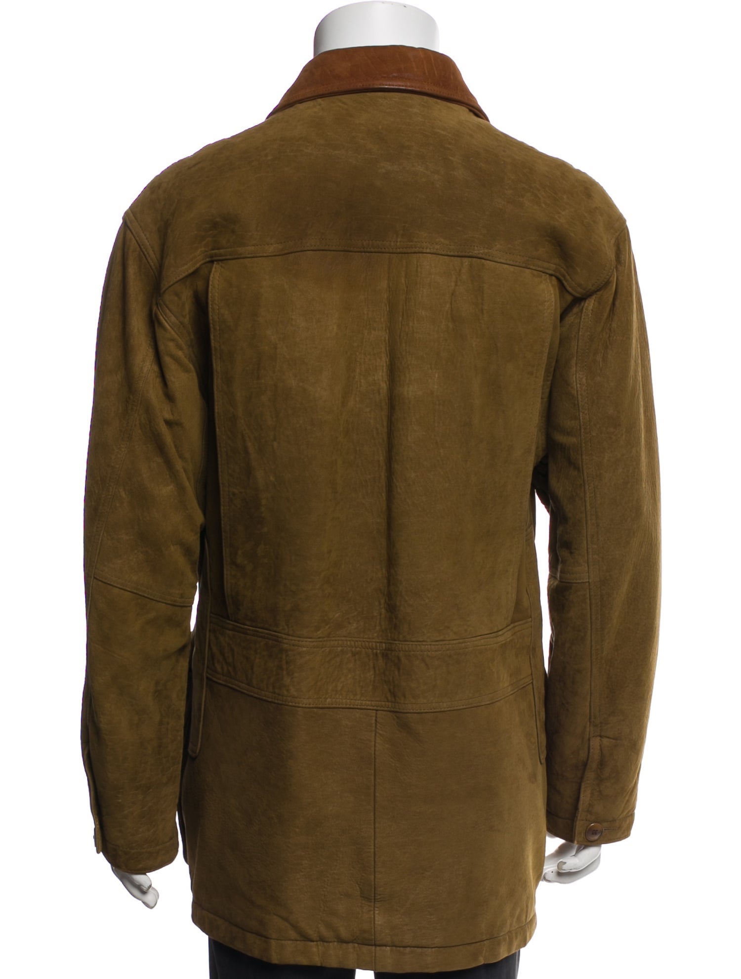 Burberry Leather Utility Jacket