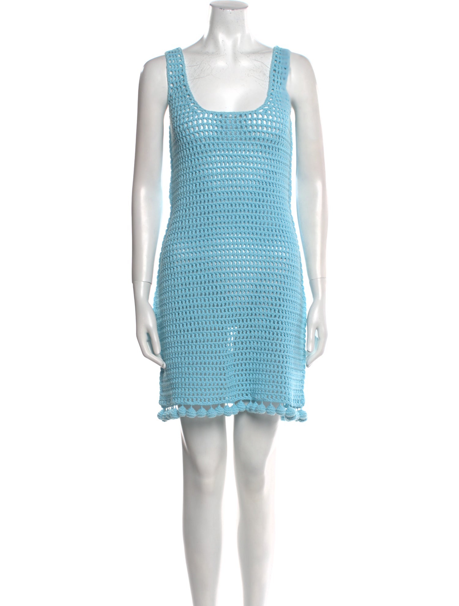 Burberry Scoop Neck Mini Dress