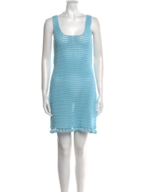 Burberry Scoop Neck Mini Dress