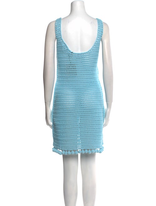 Burberry Scoop Neck Mini Dress