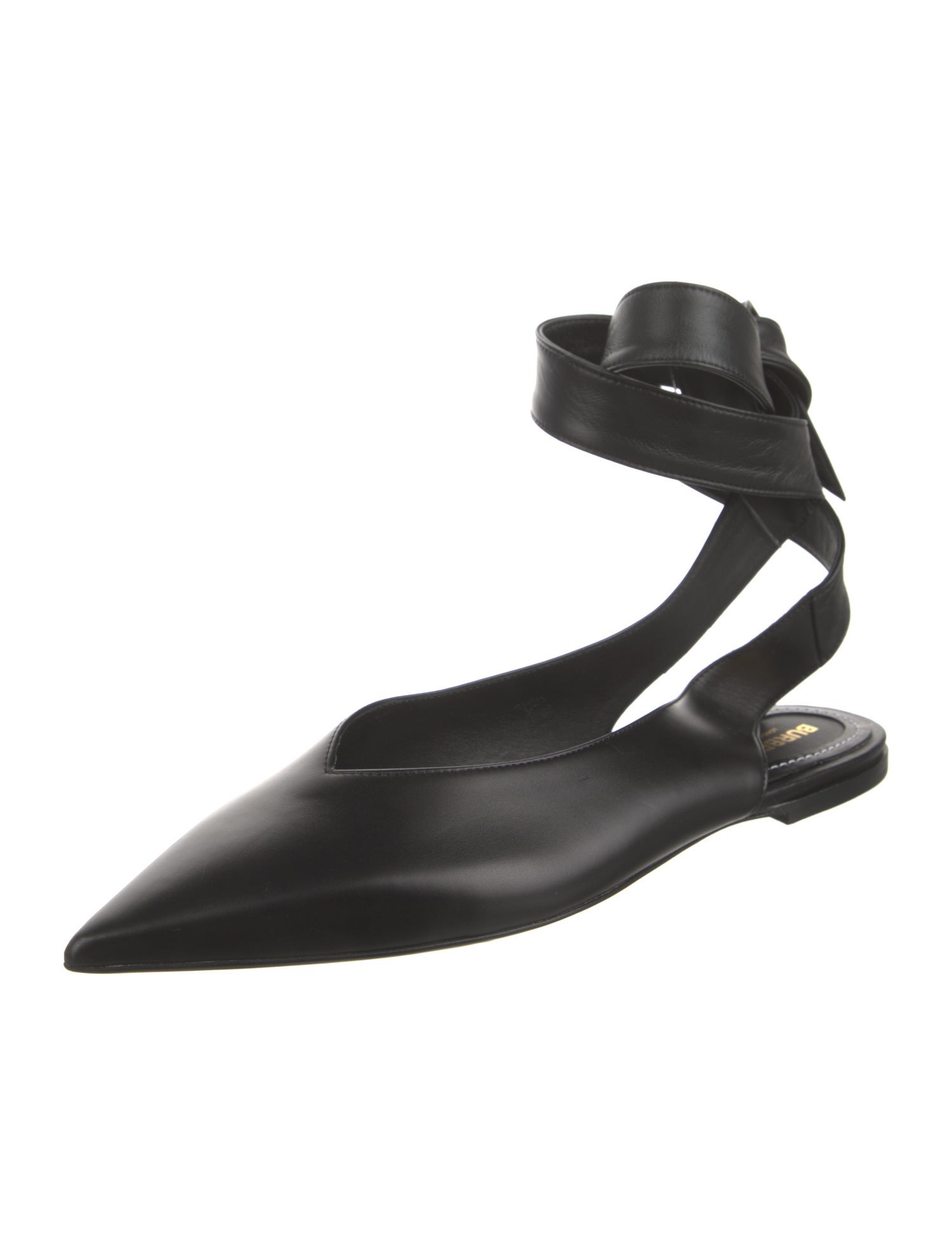 Burberry Leather Slingback Flats
