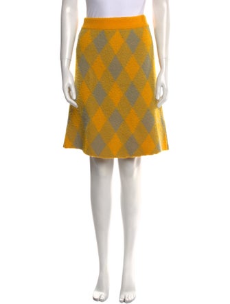 Burberry Wool Knee-Length Skirt