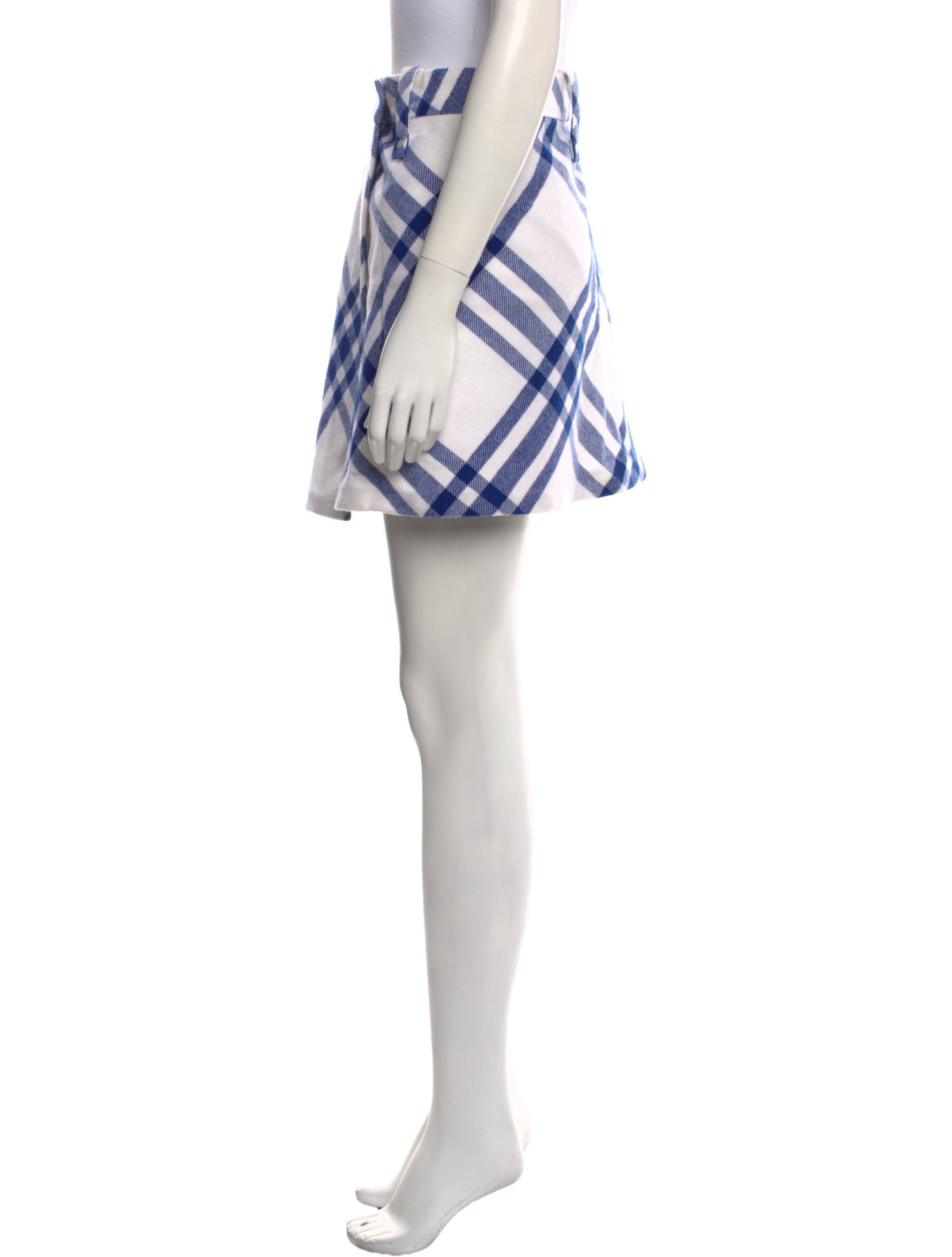 Burberry Wool Mini Skirt