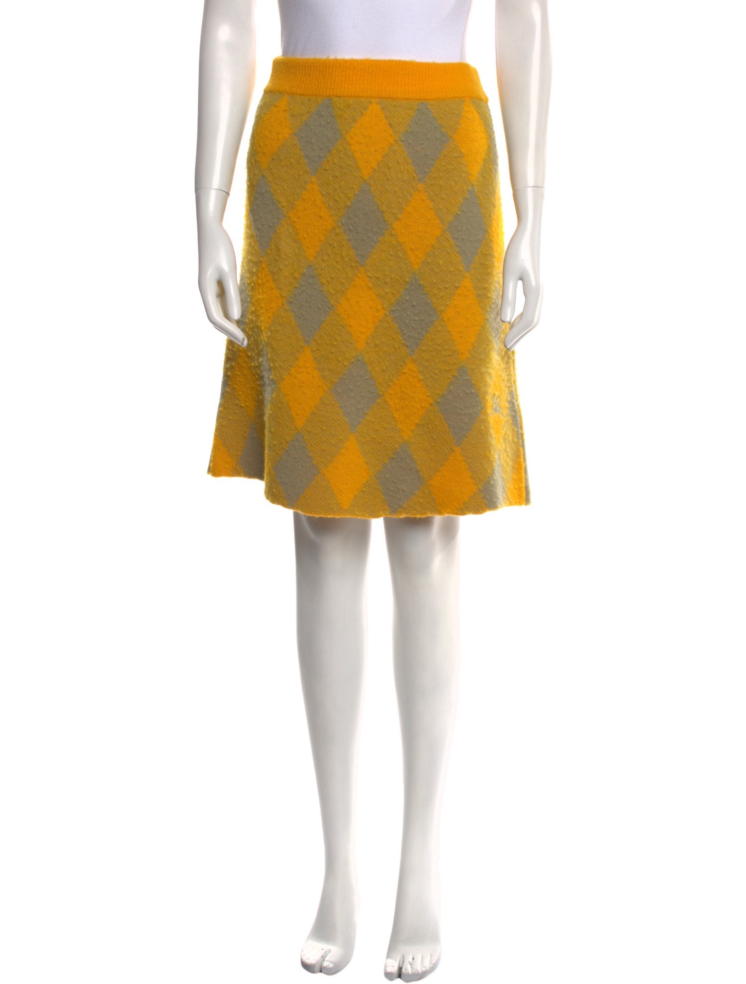 Burberry Wool Knee-Length Skirt