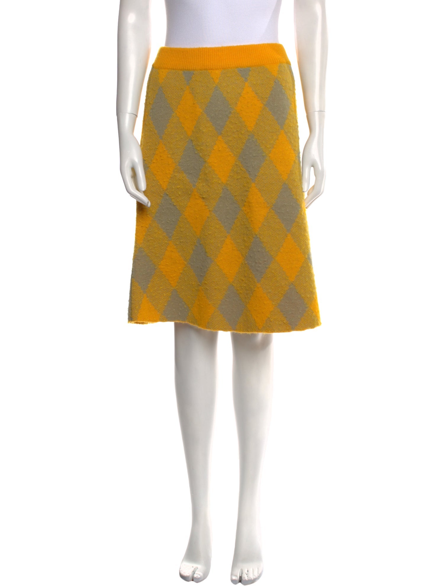 Burberry Wool Knee-Length Skirt