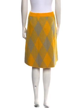 Burberry Wool Knee-Length Skirt