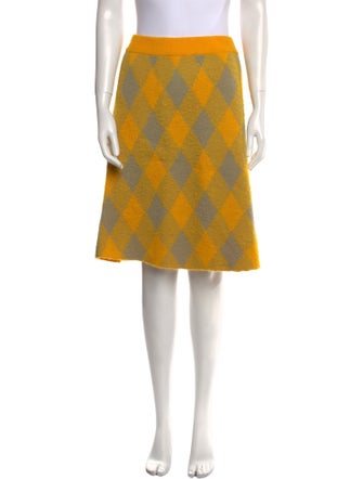 Burberry Wool Knee-Length Skirt