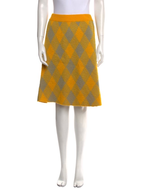 Burberry Wool Knee-Length Skirt