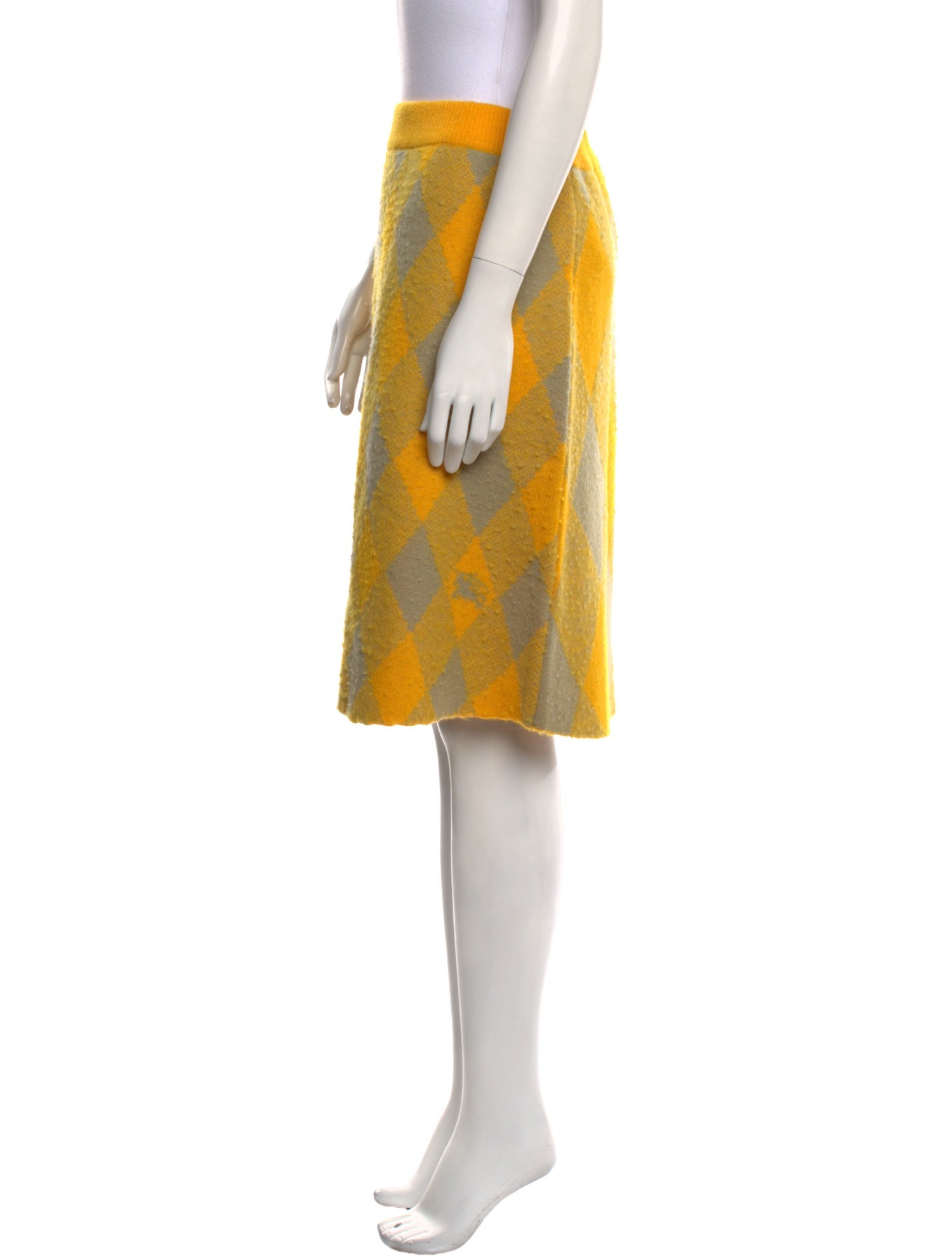 Burberry Wool Knee-Length Skirt