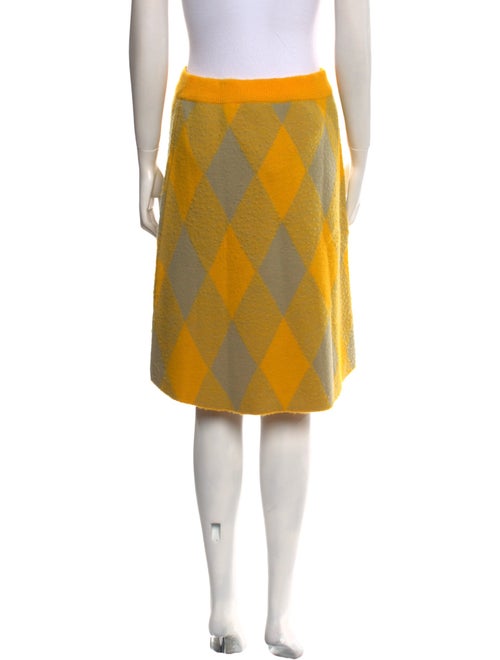Burberry Wool Knee-Length Skirt