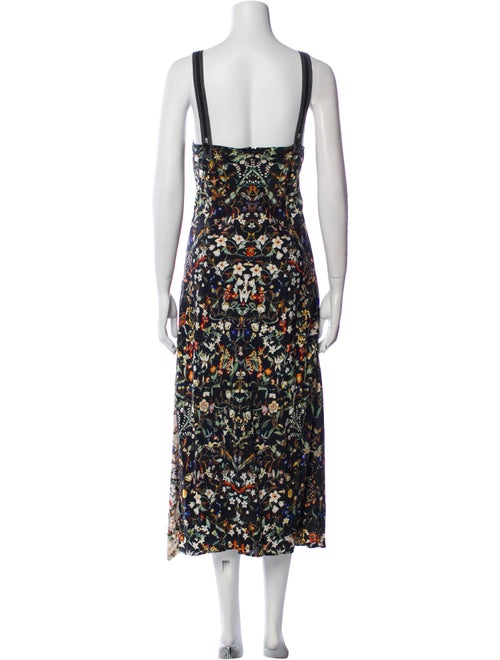 Burberry Silk Midi Length Dress