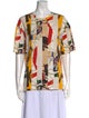 Burberry Printed Crew Neck T-Shirt